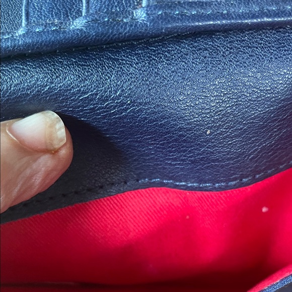 Dooney & Bourke Blue Leather Wallet - Picture 9 of 9